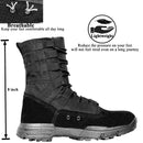 LAHORS Leather Lightweight Combat Boots Tactical Boots Men Outdoor Hiking Desert Shoes Breathable Comfort Male Jungle Ankle Shoes