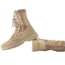 LAHORS Genuine Leather Men Tactical Desert Boots Outdoor Combat Lightweight Non-Slip Hiking Shoes High-Top Botas Work Shoes