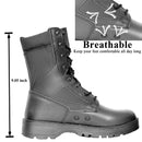 LAHORS Leather Man Combat Tactical Boots Outdoor Hiking Shoes Desert Army Boots Breathable Male Ankle Boots