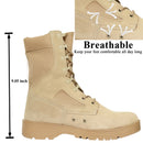 LAHORS Leather Man Combat Tactical Boots Outdoor Hiking Shoes Desert Army Boots Breathable Male Ankle Boots