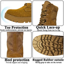 LAHORS Leather Man Combat Tactical Boots Outdoor Hiking Shoes Desert Army Boots Breathable Male Ankle Boots