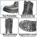 LAHORS Leather Man Combat Tactical Boots Outdoor Hiking Shoes Desert Army Boots Breathable Male Ankle Boots