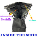 LAHORS Leather Man Combat Tactical Boots Outdoor Hiking Shoes Desert Army Boots Breathable Male Ankle Boots