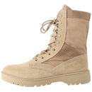 LAHORS Genuine Leather Men Tactical Desert Boots Outdoor Combat Lightweight Non-Slip Hiking Shoes High-Top Botas Work Shoes